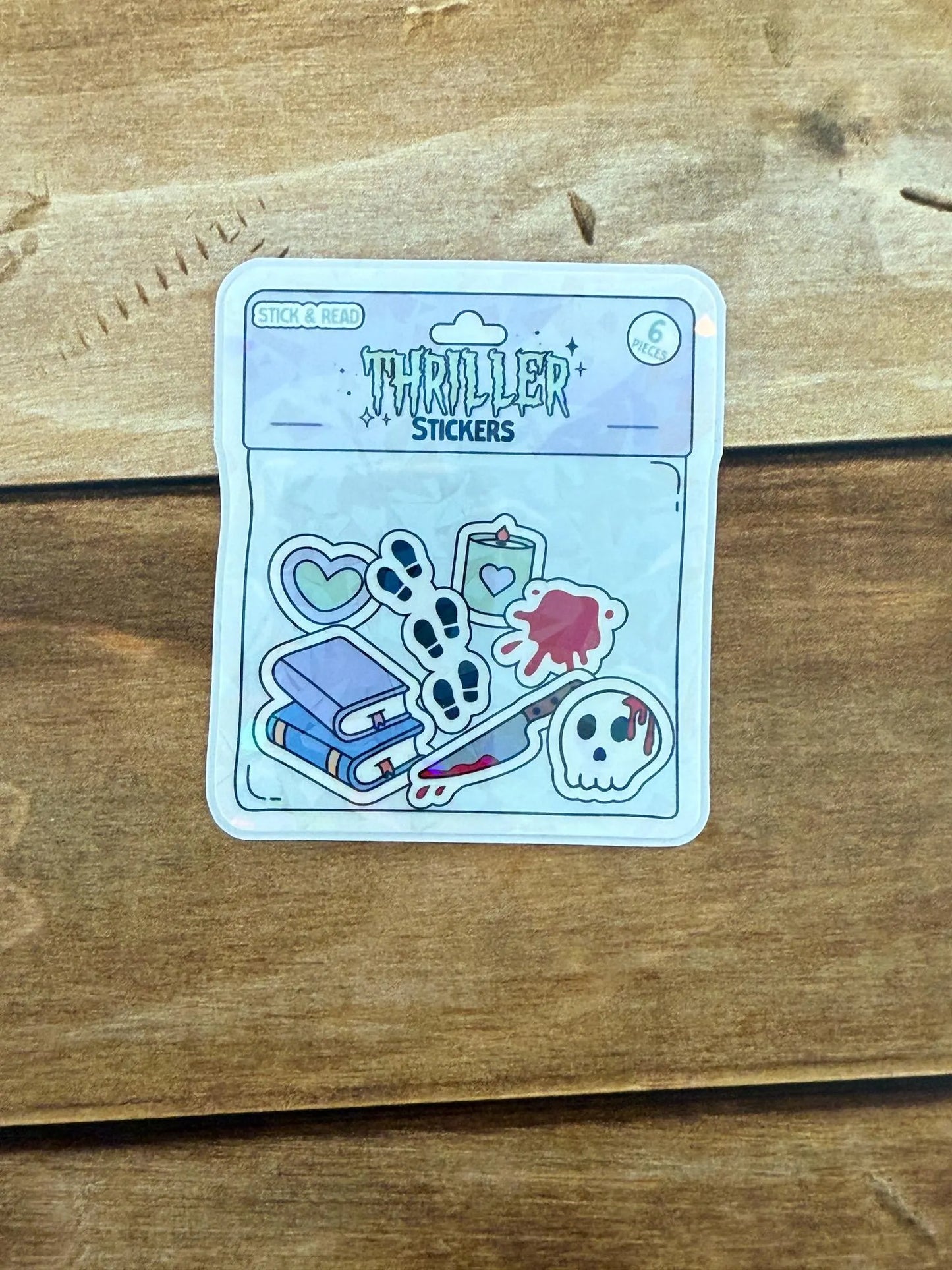 Bookish Stickers Holographic Sticker