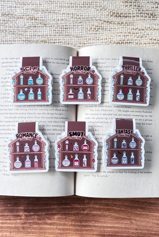 Potion Shelves Magnetic Bookmark