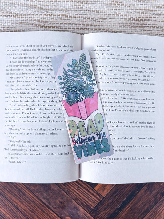 Read Between the Vines Holographic Bookmark
