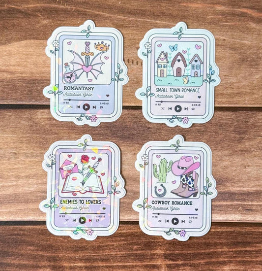 Bookish Audiobook Holographic Sticker