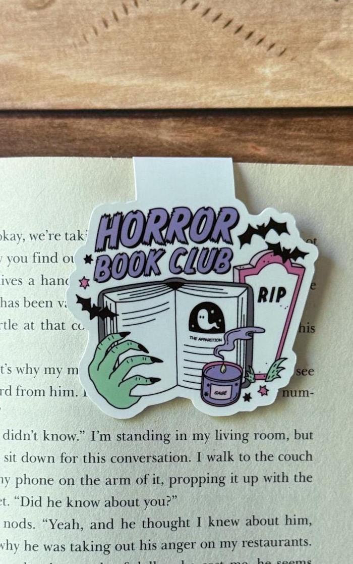 Bookish Book Club Magnetic Bookmark
