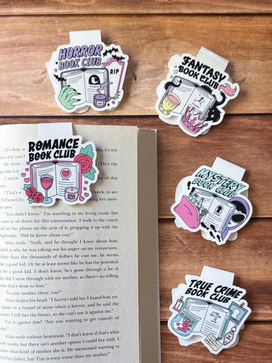 Bookish Book Club Magnetic Bookmark