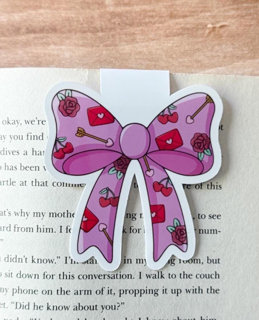 Bookish Bow Magnetic Bookmark