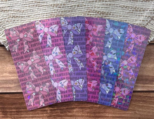 Bookish Bow Bookmark Holographic Bookmark